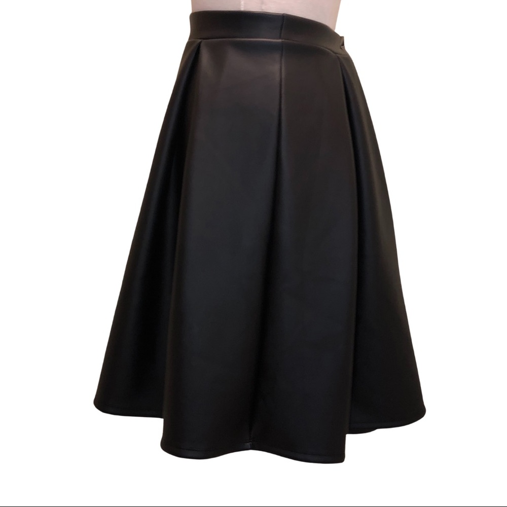 Ashley Stewart Vegan Leather Skirt. Size 18.